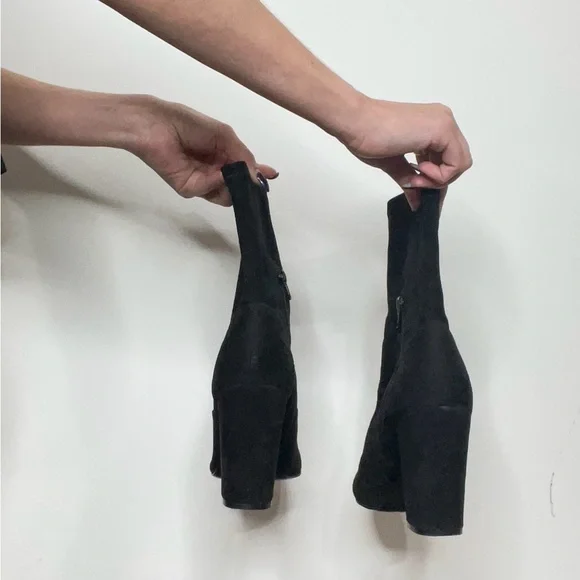 Ivanka Trump Black Ankle Boots - Picture 4 of 13